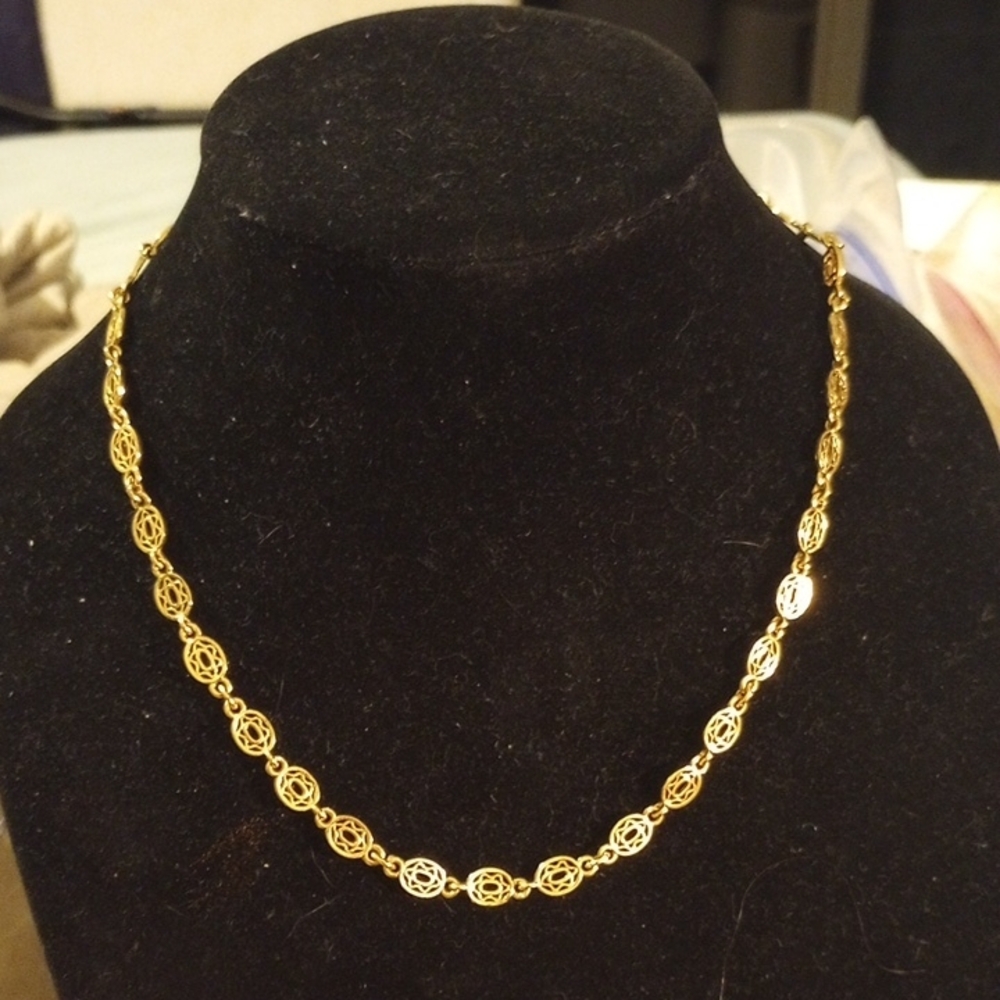 Monet Vintage Gold Tone Necklace
